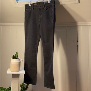 J. Crew Matchstick Corduroy Gray Pants